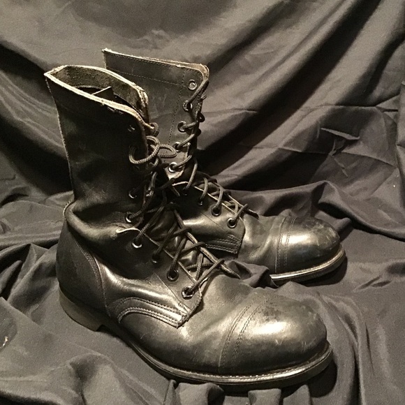mens vintage military boots